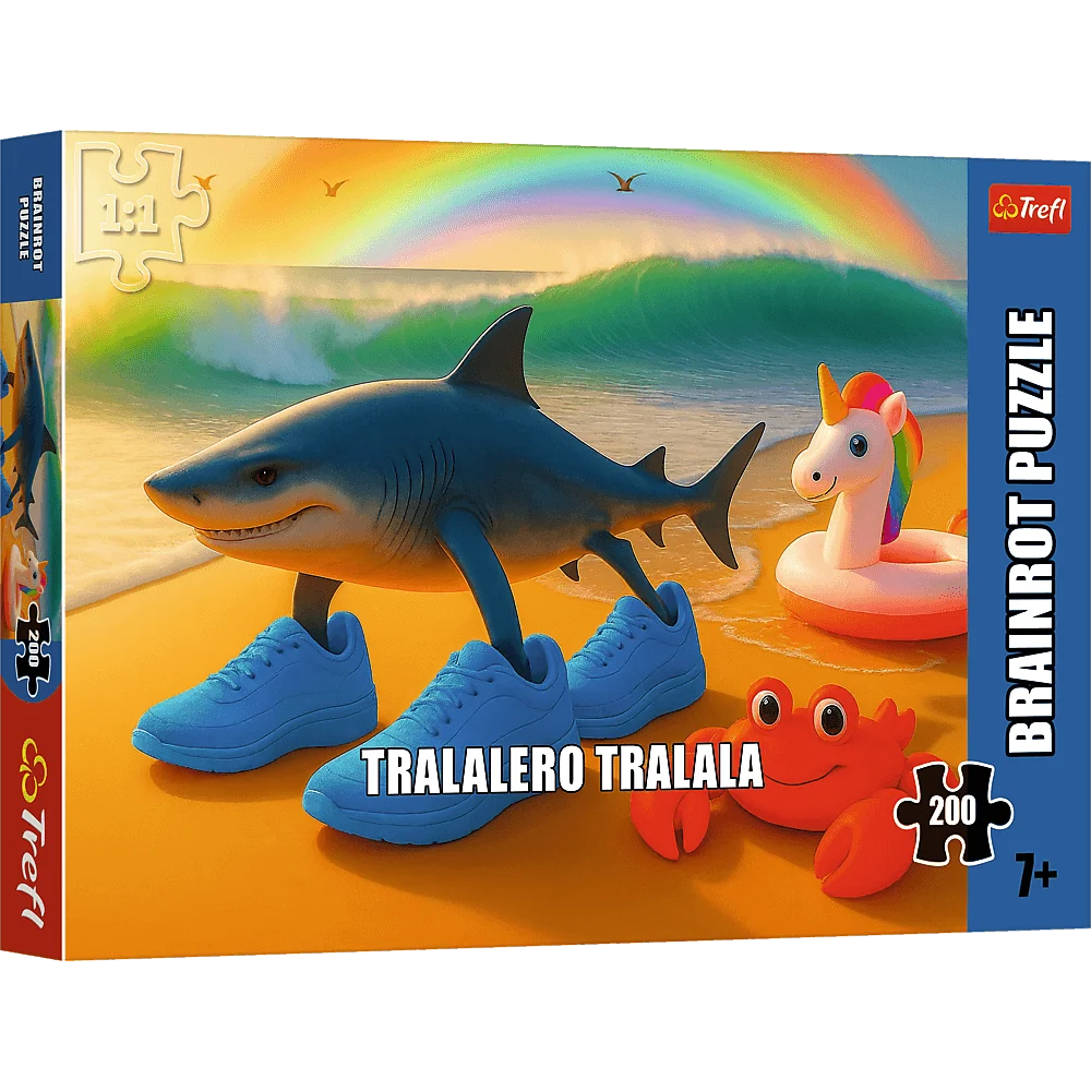 Puzzle Trefl BrainRots 200 el. z Tralalero Tralala