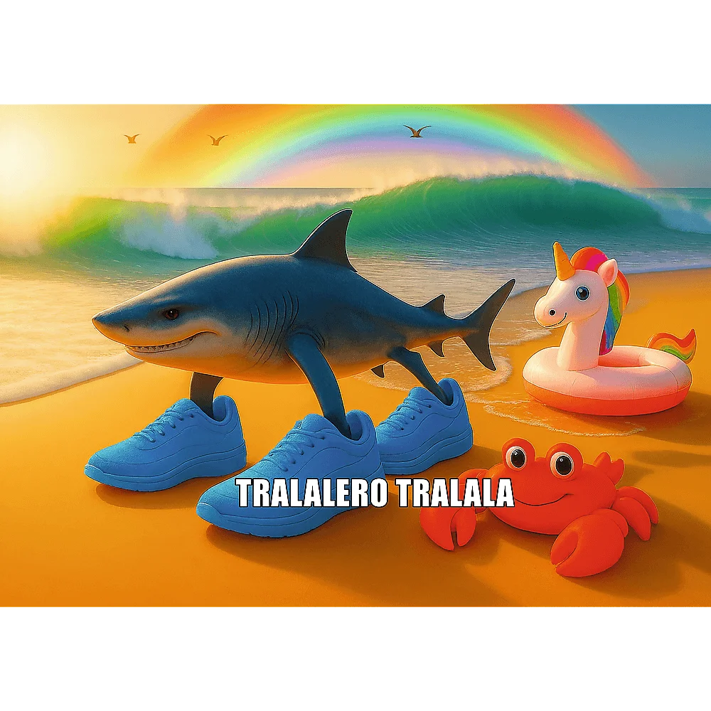 Puzzle Trefl BrainRots 200 el. z Tralalero Tralala