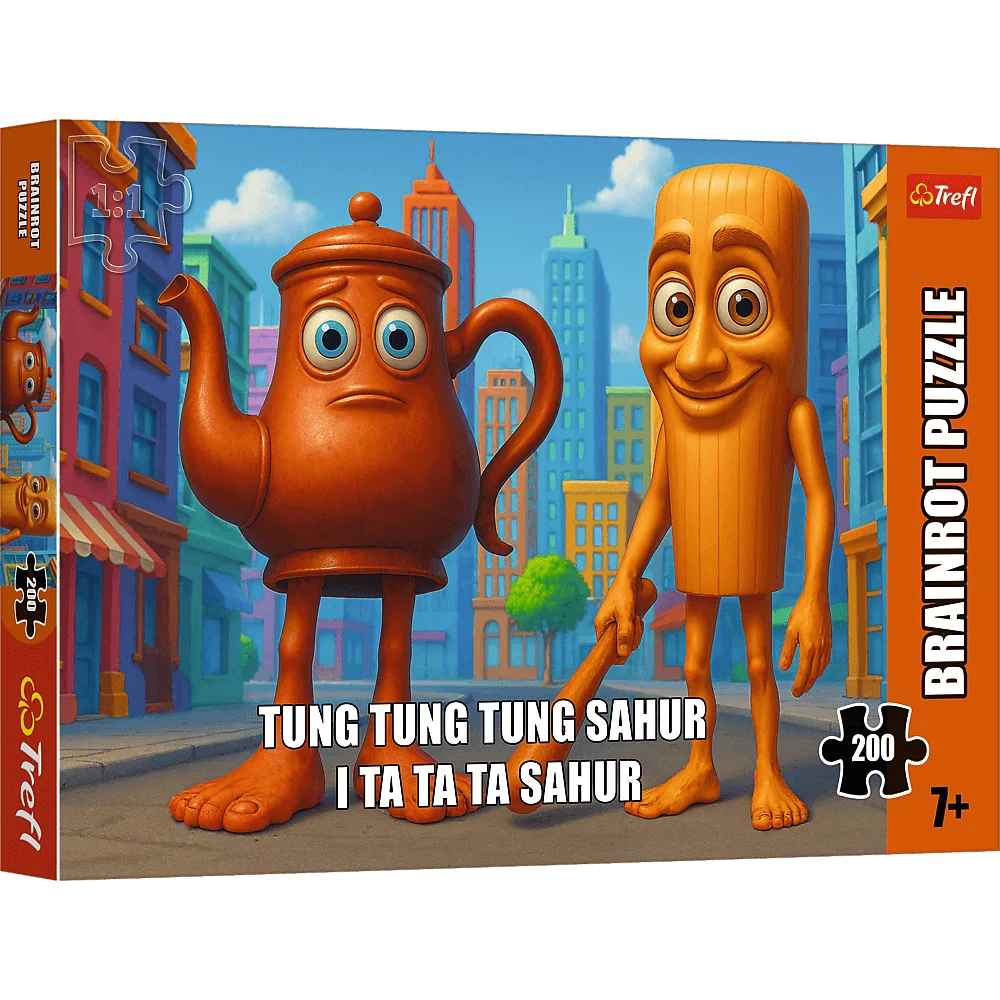 Puzzle Trefl BrainRots 200 el. z Tung Tung Sahur