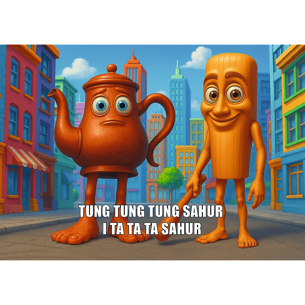 Puzzle Trefl BrainRots 200 el. z Tung Tung Sahur