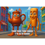 Puzzle Trefl BrainRots 200 el. z Tung Tung Sahur