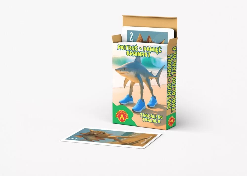 Karty Piotruś i Pamięć z Tralalero Tralala
