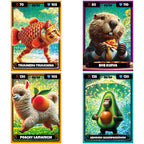 BRAINROT Holograficzne Karty z Tatuażami