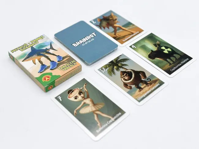 Karty Piotruś i Pamięć z Tralalero Tralala