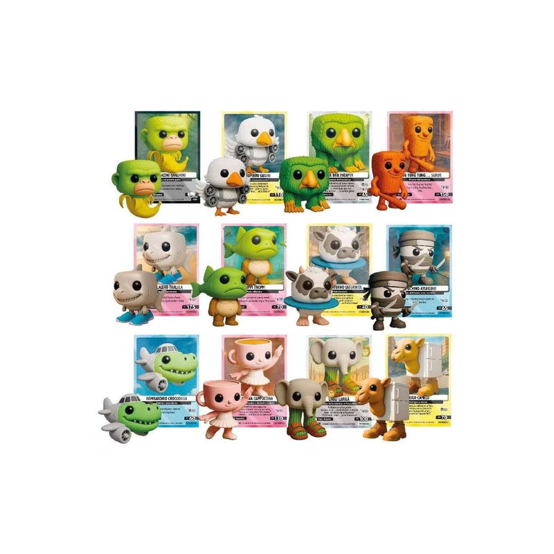 BRAINROT Karty z Brelokiem 3D Alfa Edycja Limitowana