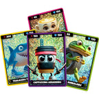 BRAINROT Holograficzne Karty z Tatuażami