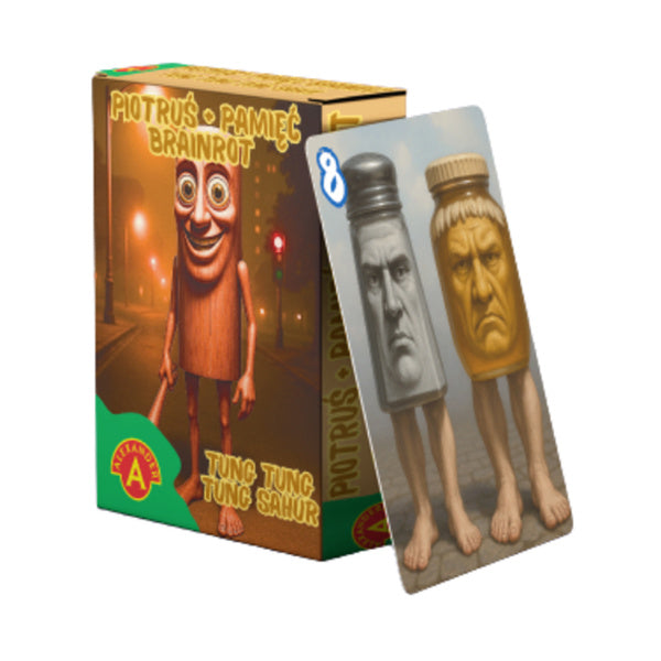 Karty Piotruś i Pamięć z Tung Tung Sahurem