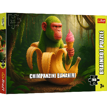 Puzzle Trefl 200 elementów BrainRots Chimpanzini Bananini